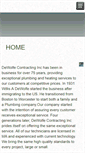 Mobile Screenshot of dewolfecontracting.com